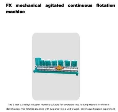 Fx Mechanical Agitated Continuous Flotation Machine Labratory Flotation Cells for Sale