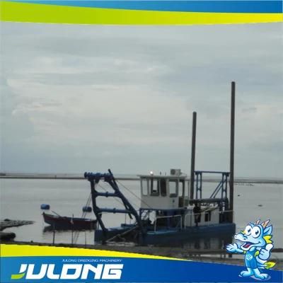 18 Inch 600 Cbm/H China Mini River Sand Suction Dredger with Cutter Head for Soil