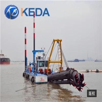 Keda Diesel Engine Cutter Suction/Gold Dredger with Spare Parts for Sale