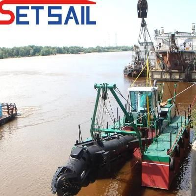 Hydraulic Cutter Suction Dredger with Cutter Head and Diesel Engine