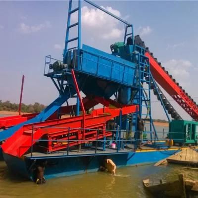 Factory Price Chain Bucket Sand Gold Dredger Alluvial Gold Dredger Gold Mining Dredger ...