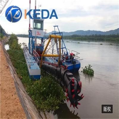 China Dredging Machine 18 Inch Sand Mining Dredge Cutter Suction Dredger for Sale